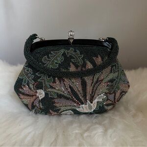 Vintage Japanese Beaded Handbag 50s 60s
